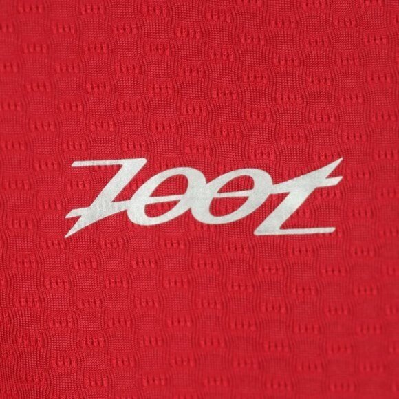 Zoot Men's Small Red Gray 1/4 Zip Performance Sleeveless Cycling Jersey - Picture 6 of 7